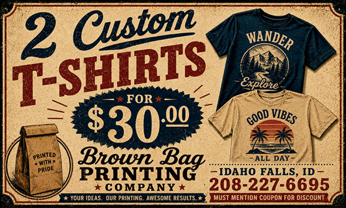 Brown Bag Printing Coupon