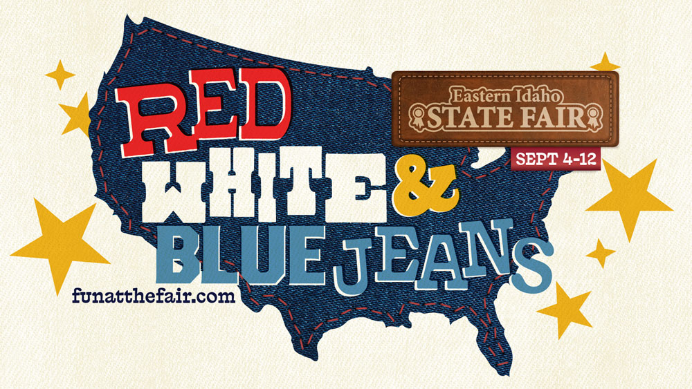 Red, White, & Blue Jeans: Eastern Idaho State Fair. September 4-12. funatthefair.com